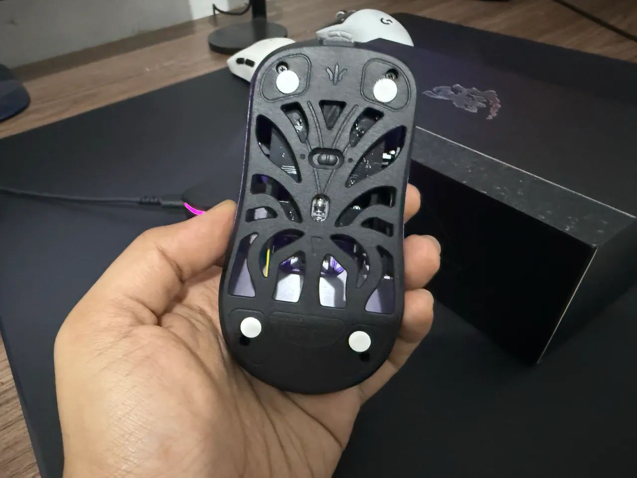 WLMouse Ying Magnesium 8k Roxo - Foto 3