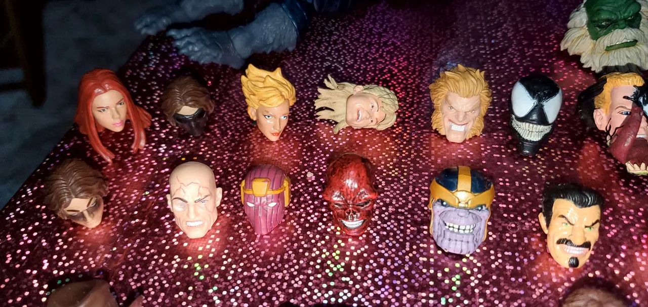 Cabeças marvel legends e toybiz, entre outras - Foto 4