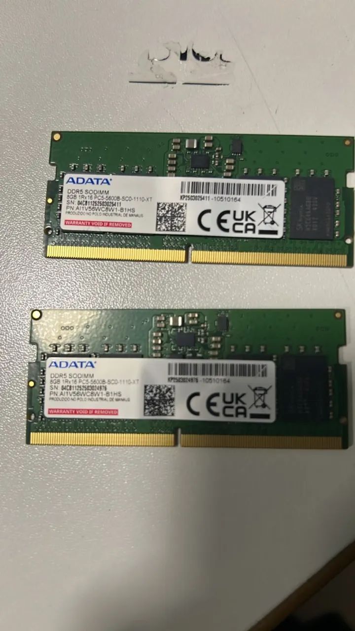 Memoria Ram Ddr5 16gb