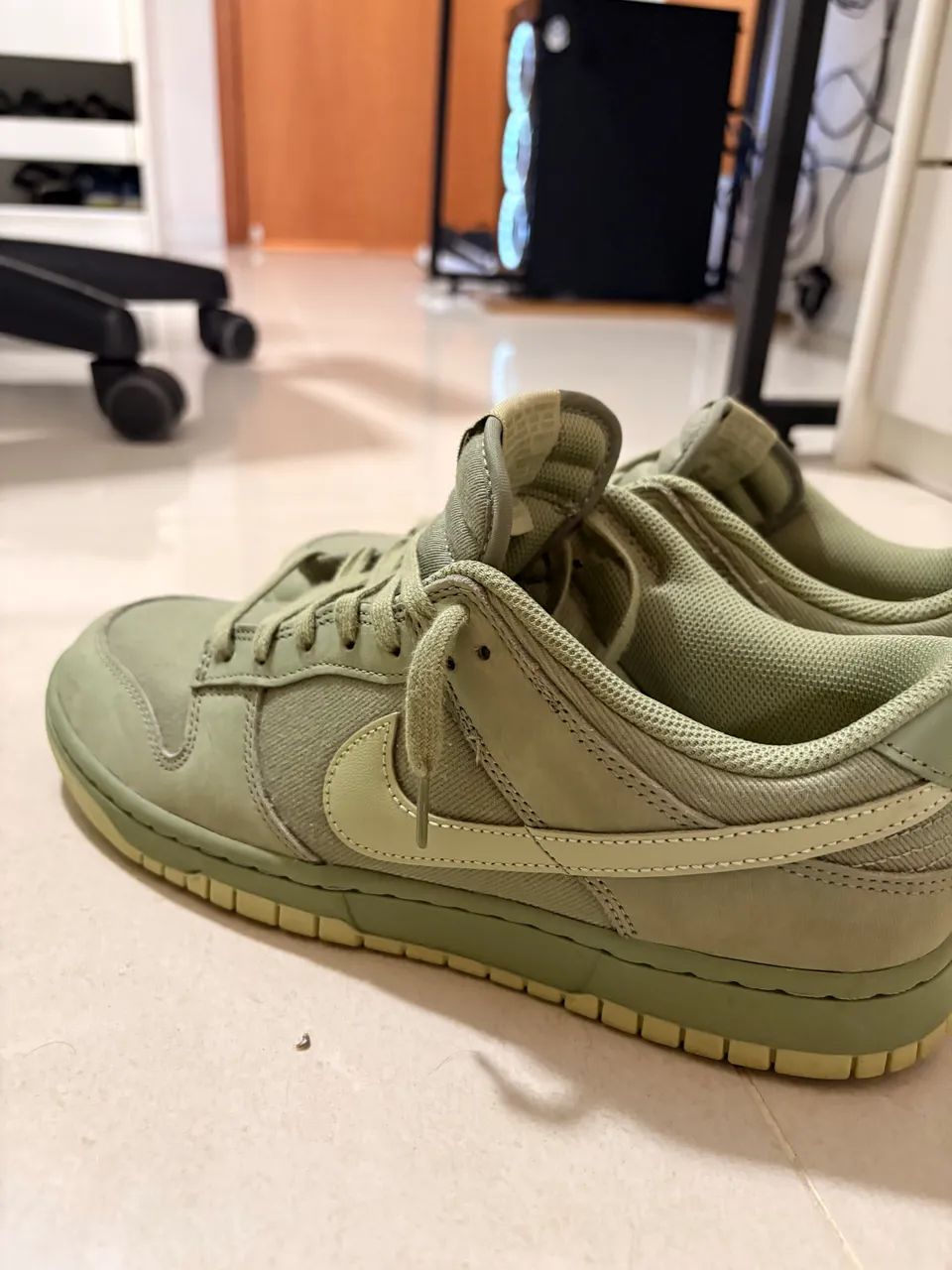 Dunk Low Oil Green and Olive Aura - Foto 3