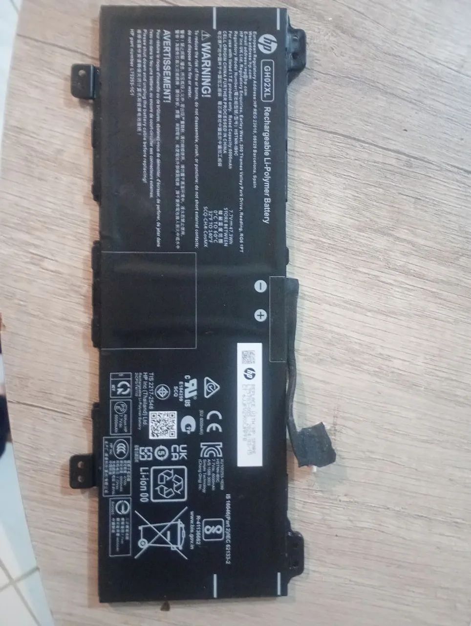 Bateria cromebook Hp cheque o modelo