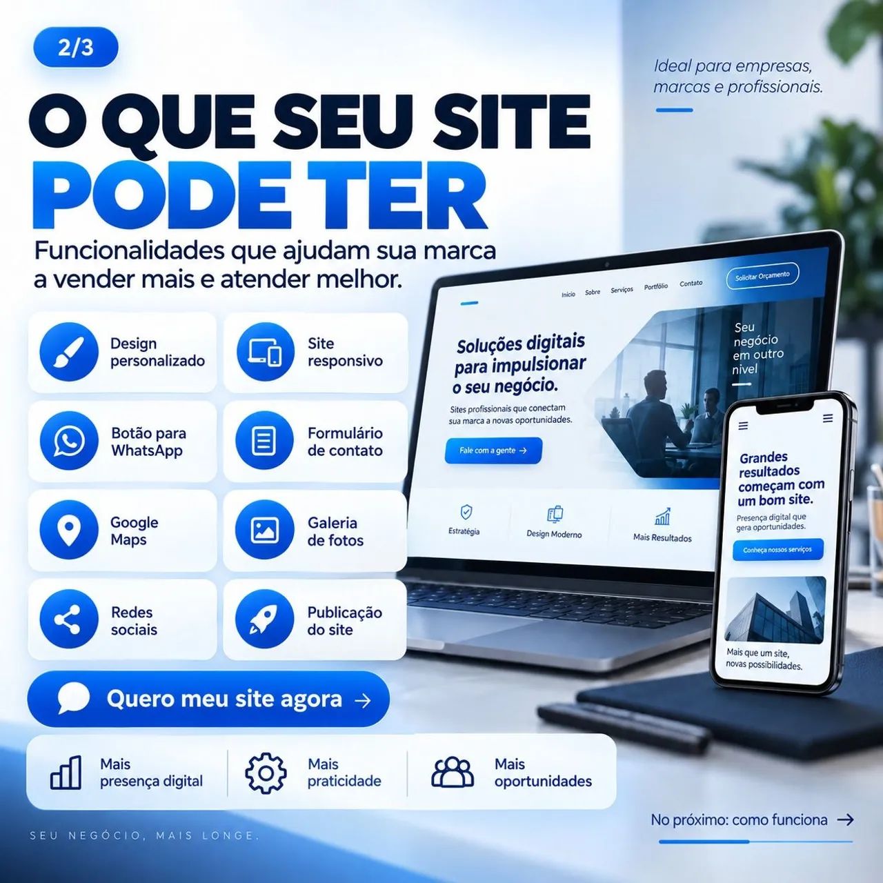 Site Profissional para sua Empresa | Criação Completa a partir de R$ 300 - Foto 2