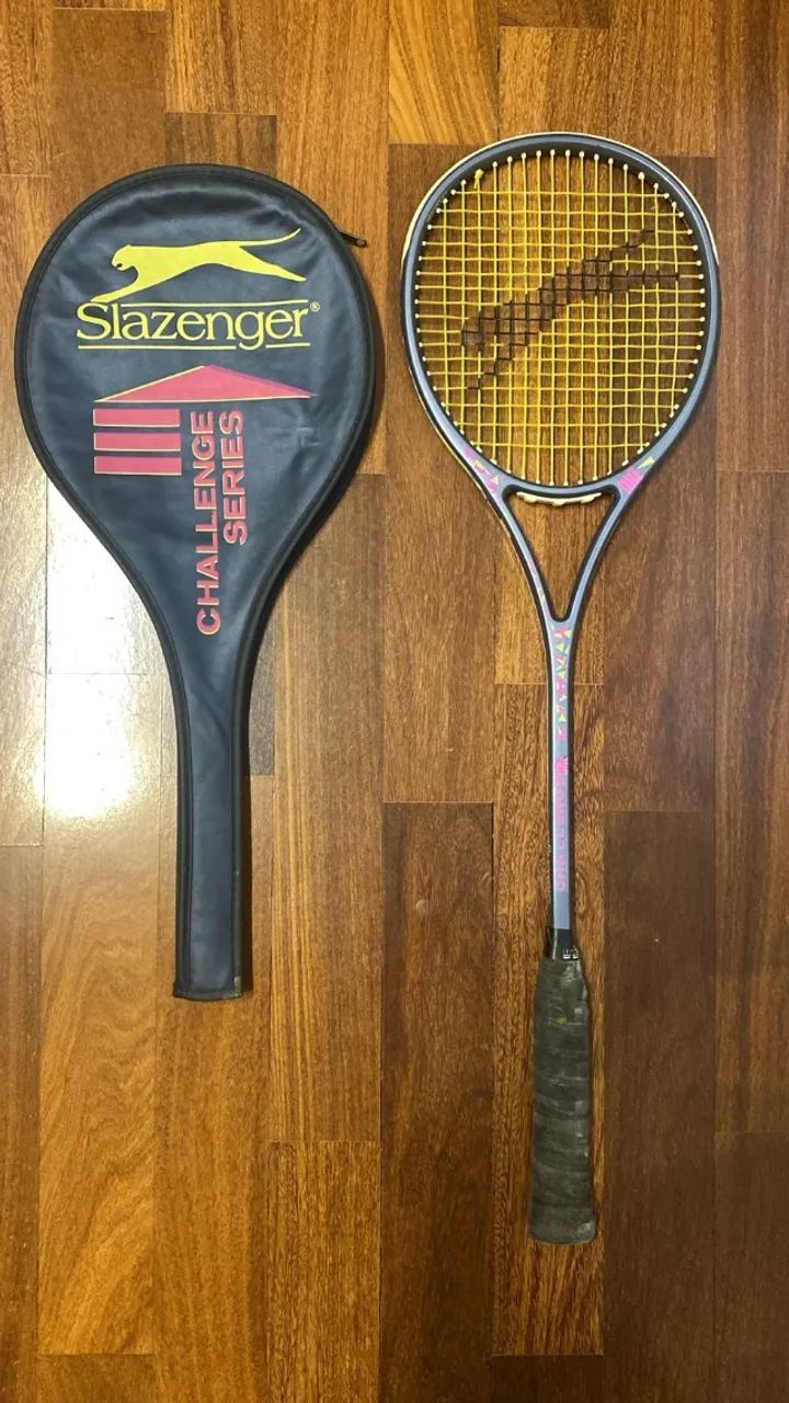 Raquete e Capa de Squash Slazenger - Challenge Series