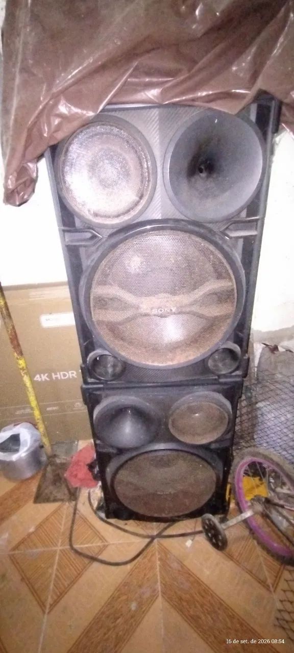 Caixas de som da sony