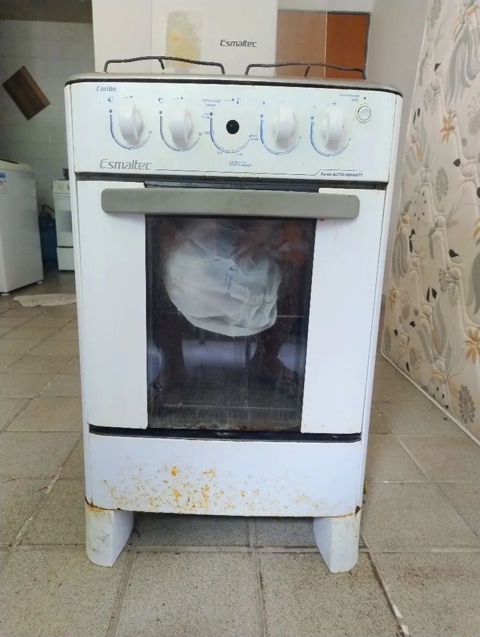 Fogão 4 bocas em perfeito funcionamento e bem conservado - Foto 3