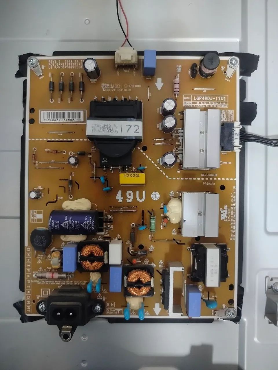 Placa fonte tv Samsung un50ru7100 - Foto 2