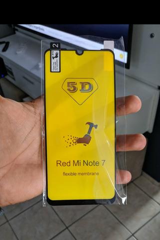 Películas Xiaomi 5D Vidro e gel Flexível Note 8 mi a3 - Foto 5