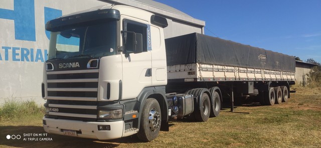 CONJUNTO SCANIA 124 420 E CARRETA RANDON 2003