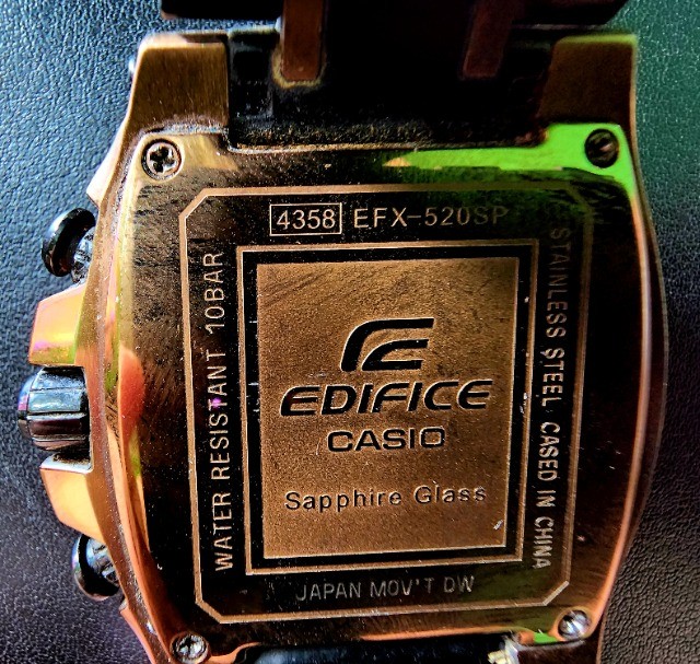 Raro Relógio Casio Edifice EFX-520 SP  - Foto 2