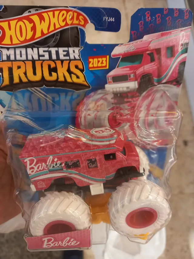Hot Wheels Monster Trucks Veículo de Brinquedo 1:24 Pé Grande
