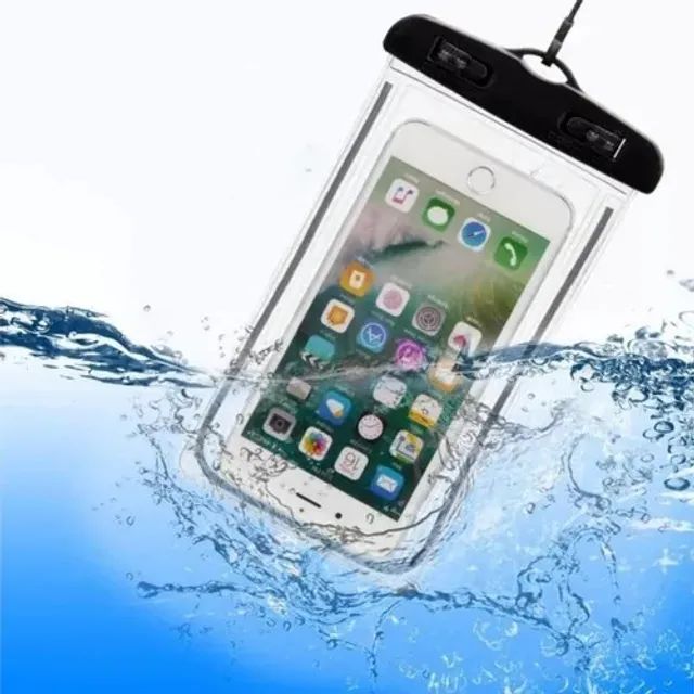 Case a prova d água - Impermeável celular - Piscina - Praia - natação (Jk Eletrônicos) - Foto 5