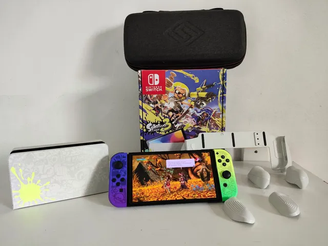 New Nintendo Switch Oled - Color DESTRAVADO com 128gb 10 jogos completos e  zelda 2 em portugue - Games Você Compra Venda Troca e Assistência de games  em geral