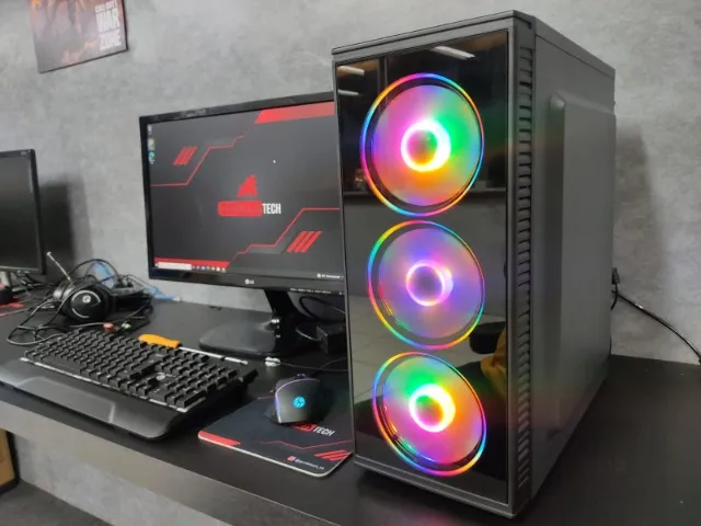 PC Gamer Completo Ryzen 5 + Monitor / Teclado e Mouse Gamer (Loja Gorilla Tech)