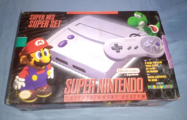 Super Nintendo todo Original na Caixa. Lance Livre. Aco