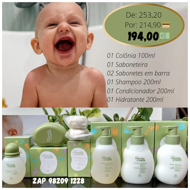 Kit Mamae Bebe Natura com 6 ítens na Promoção - Artigos infantis - Setor  Oeste (Sobradinho II), Brasília 1166833918 | OLX