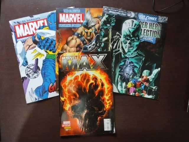4 revistas Marvel / DC Comics
