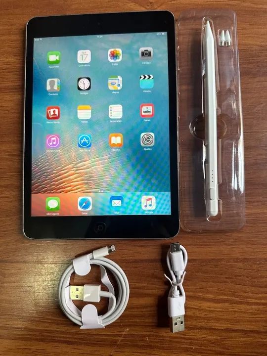 iPad Mini 16gb 2gb Wi-fi Bluetooth 7.9 Stylus Pencil Perfeito