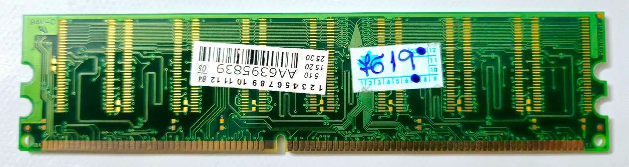 Memória RAM 128MB 1608DDT PC2700 - Foto 2