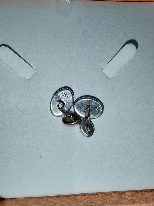 Abotoadura de prata  - Foto 2