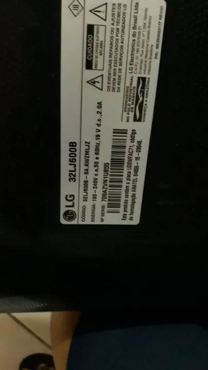 TV LG 32 polegadas 32LJ600B - Foto 3