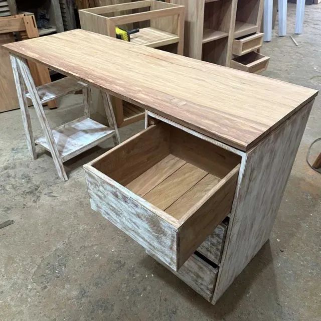 Escrivaninha Maquinada Com Pé Cavalete  - Foto 5