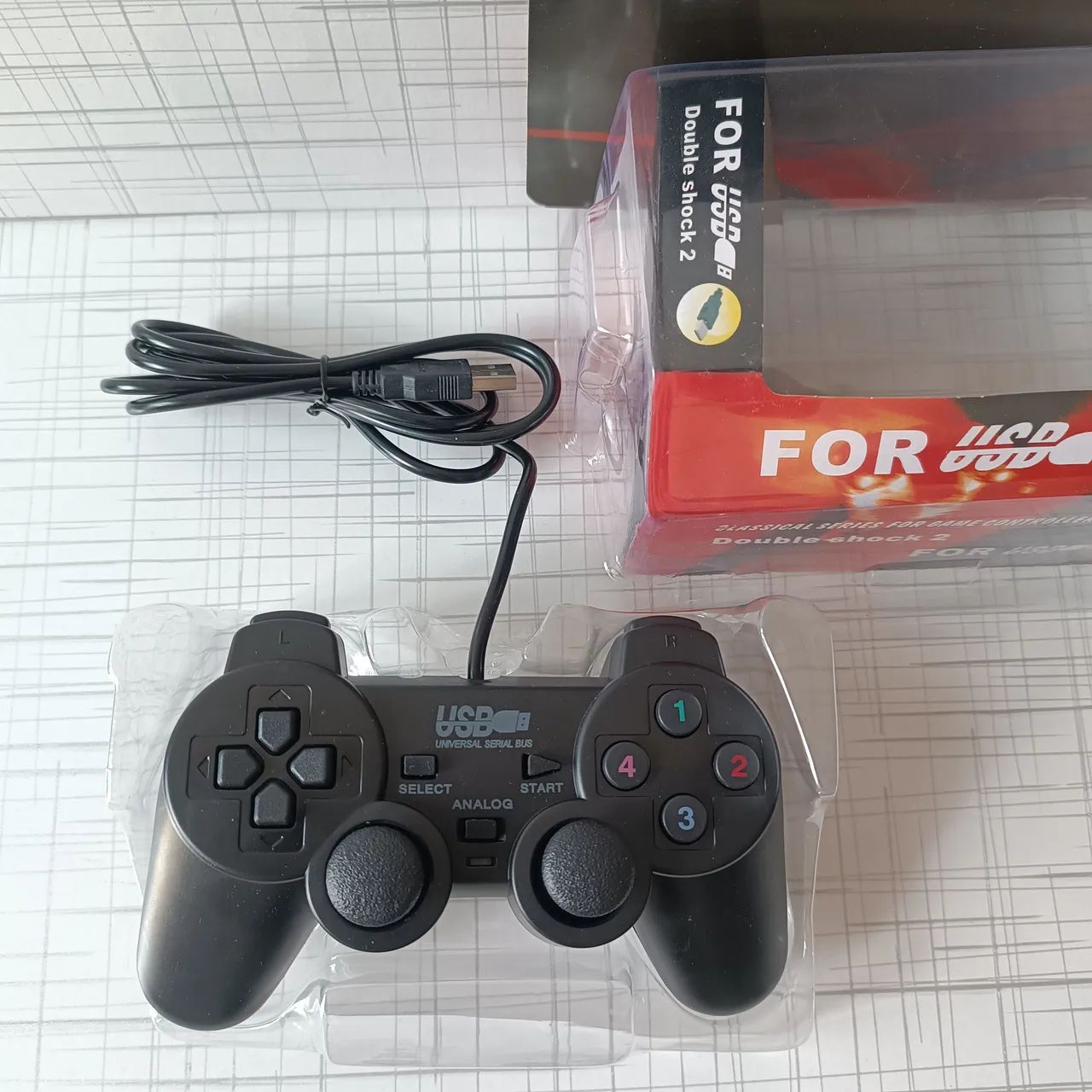 Controle USB para PS2/PC