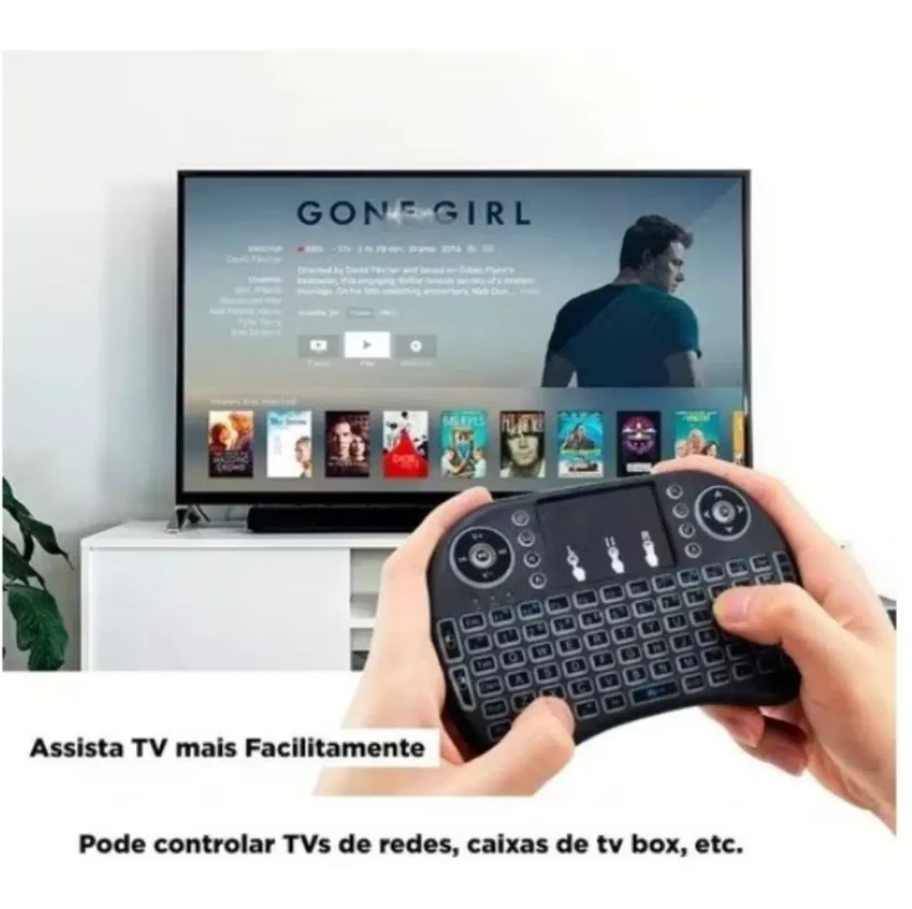 Mini Teclado bluetooth led RGB recarregável  - Foto 5