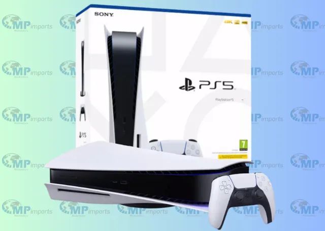 Queima de estoque!!! Ps5 Console Sony Playstation 5 Midia Fisica com Leitor - Novo!! NFe!! - Foto 2