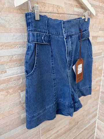 Shorts Lê Lis Blanc tamanho 34 - Foto 3