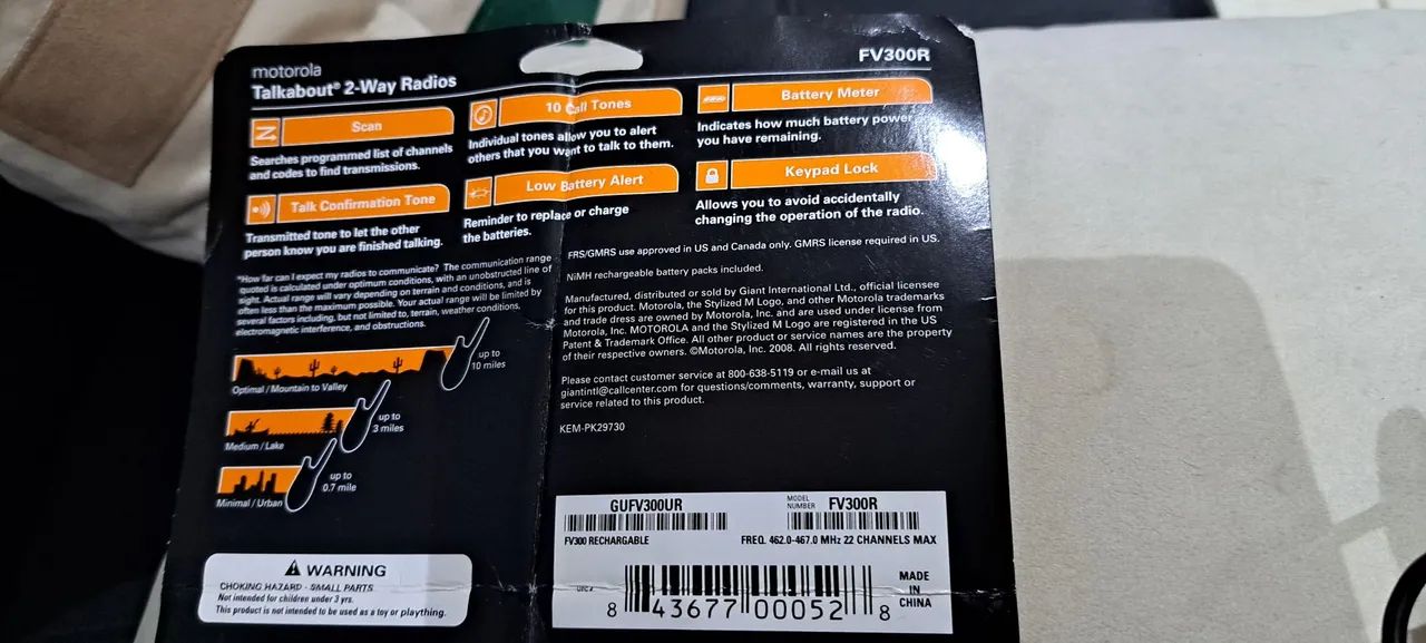 TALK ABOUT MOTOROLA.Par de Microfones Motorola HT1250 - Foto 5
