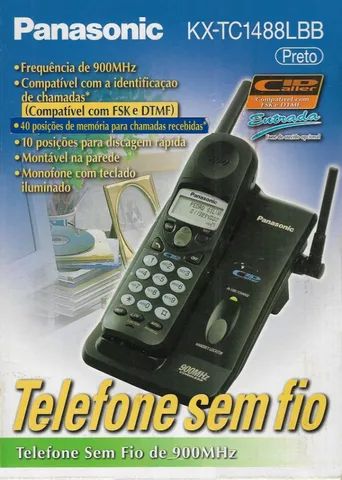 Telefone Panasonic sem fio 