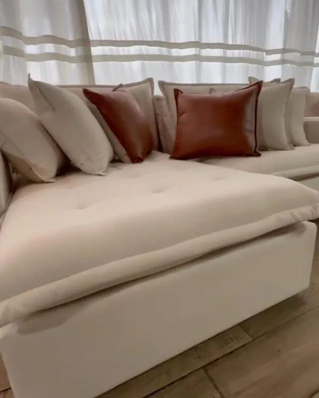 Sofá Cama  Retrátil Tebas Linho Bege. Produto Novo. Pronta Entrega. - Foto 2