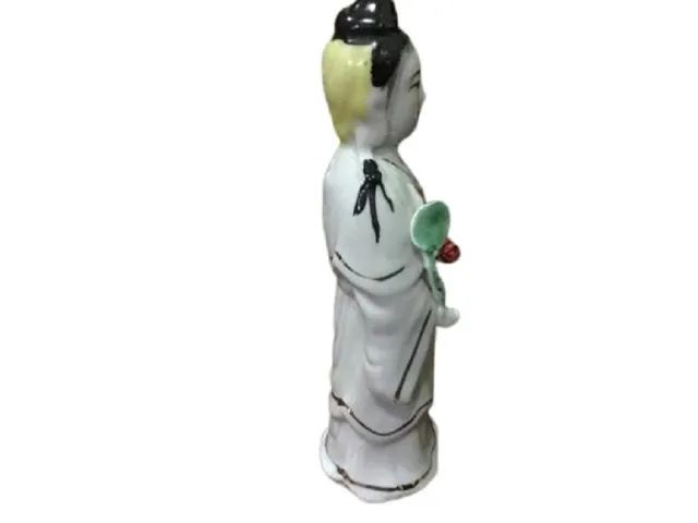 Antiga Estatueta De Porcelana Chinesa Vintage 13 cm Altura - Foto 3