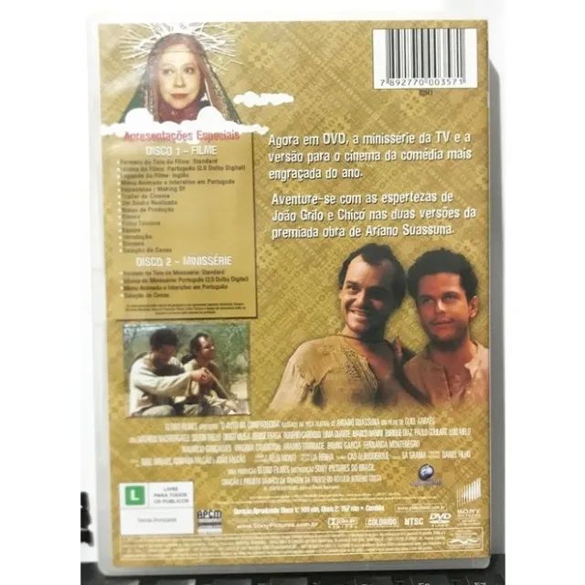 DVD O Auto da Compadecida - DVD Duplo.   SEMINOVO. - Foto 3