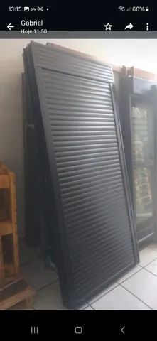 Porta balcão panorâmica com persiana linha gold premiun  - Foto 3