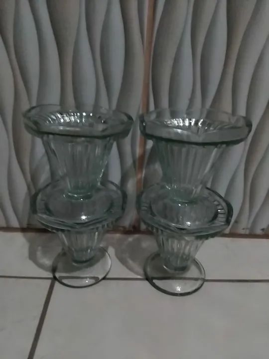 Taças Antiga de Sorvete