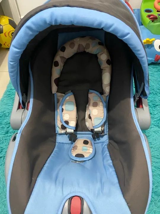Cadeirinha de Bebê Conforto - Azul - Foto 4