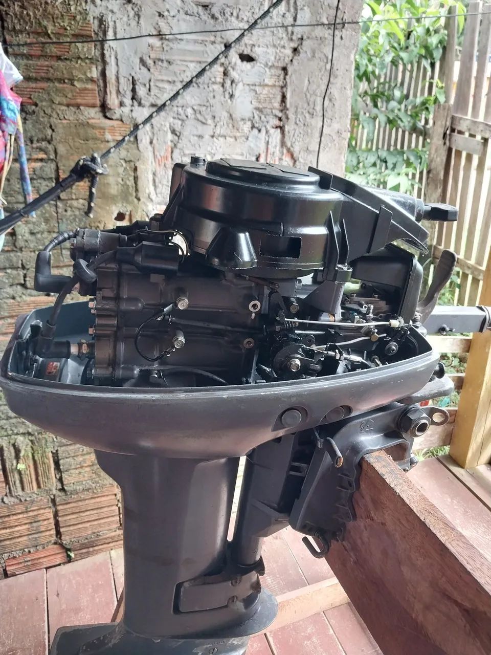 MOTO DE POLPA 15 HP HELICE MOVA E BALDE JA USADO - Foto 4