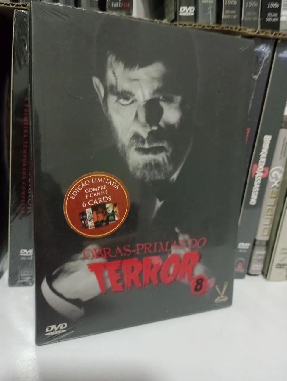 DVD Obras-Primas do Terror 8 - Digistack Com Cards 