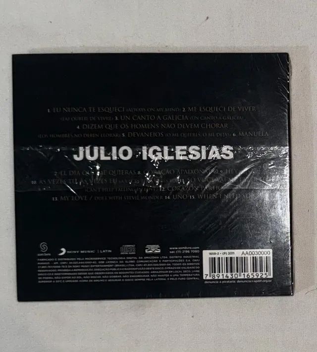 Cd: Julio Inglesias Volume 1 - Lacrado  - Foto 3