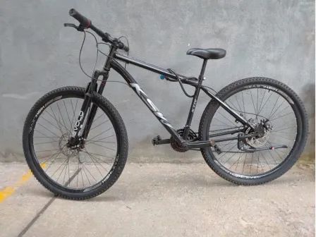 Bicicleta Aro 29 - Aço Carbono - Freios Disco - Suspensão 21V