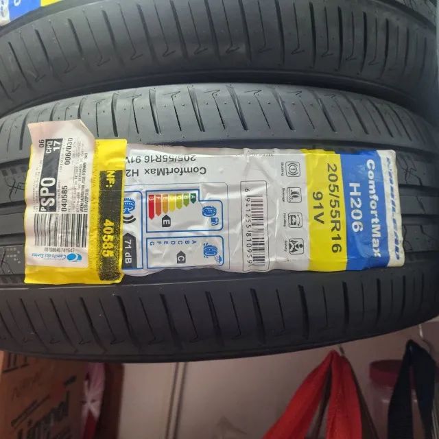2 Pneus ComfortMax 205/55R16 Habilead H206  - 91V aro 16 NOVO - Foto 2