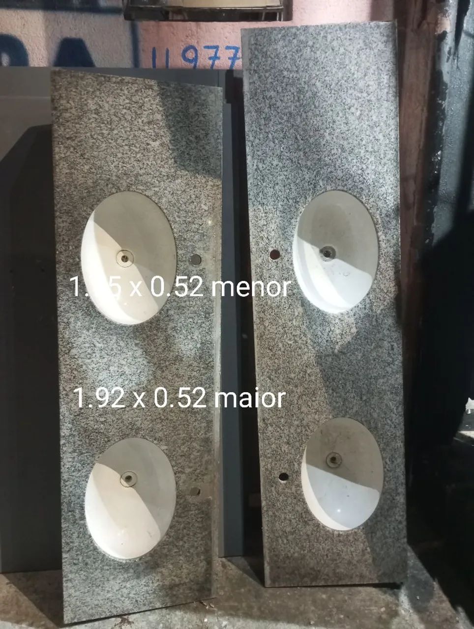 Kit de pias duplas com bancada  - Foto 4