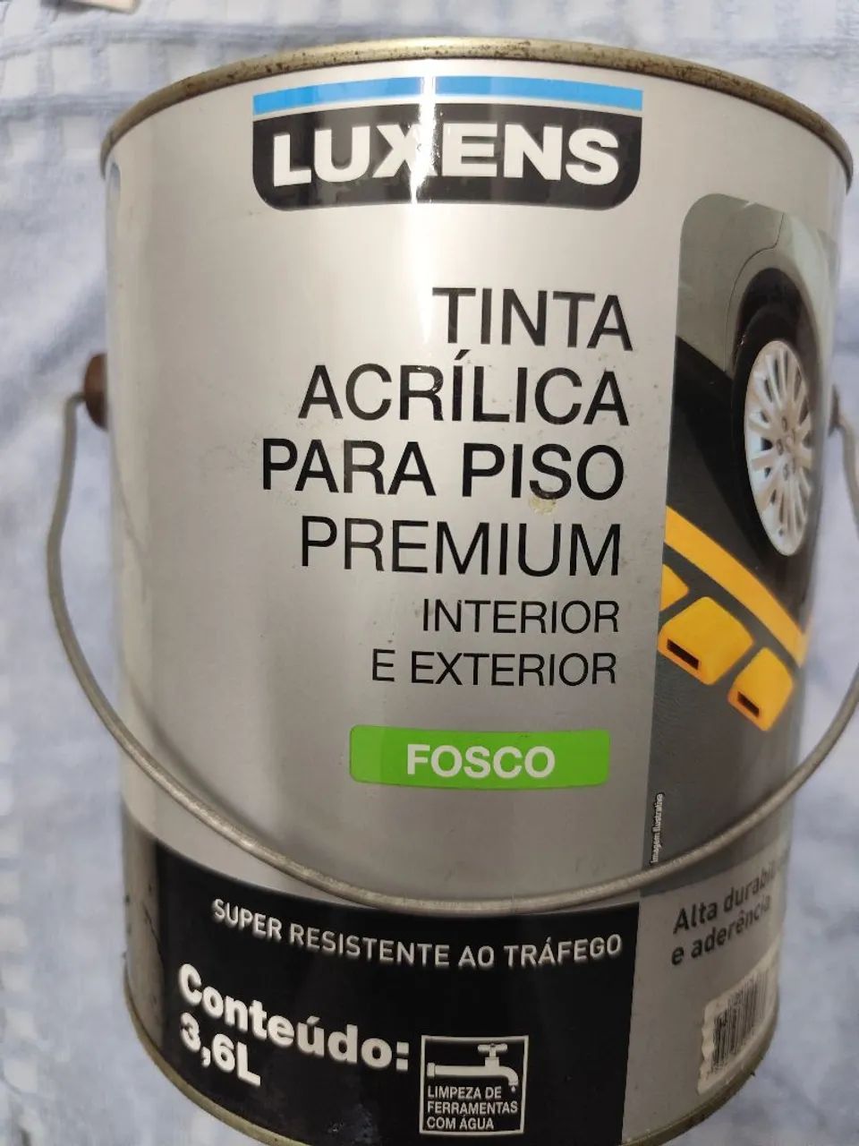 Tinta acrílica para pisos premium azul fosco