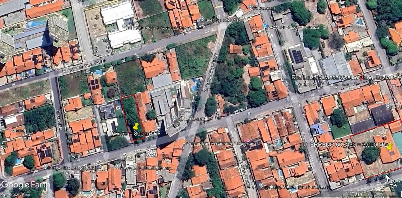 Imóvel para venda possui 800 metros quadrados no Luciano Cavalcante!