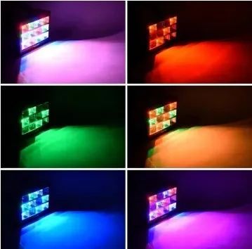 Strobo Rítmico 12 Leds Rgb 15w Dj Iluminação Festa Balada - Loja Natan Informática - Foto 6