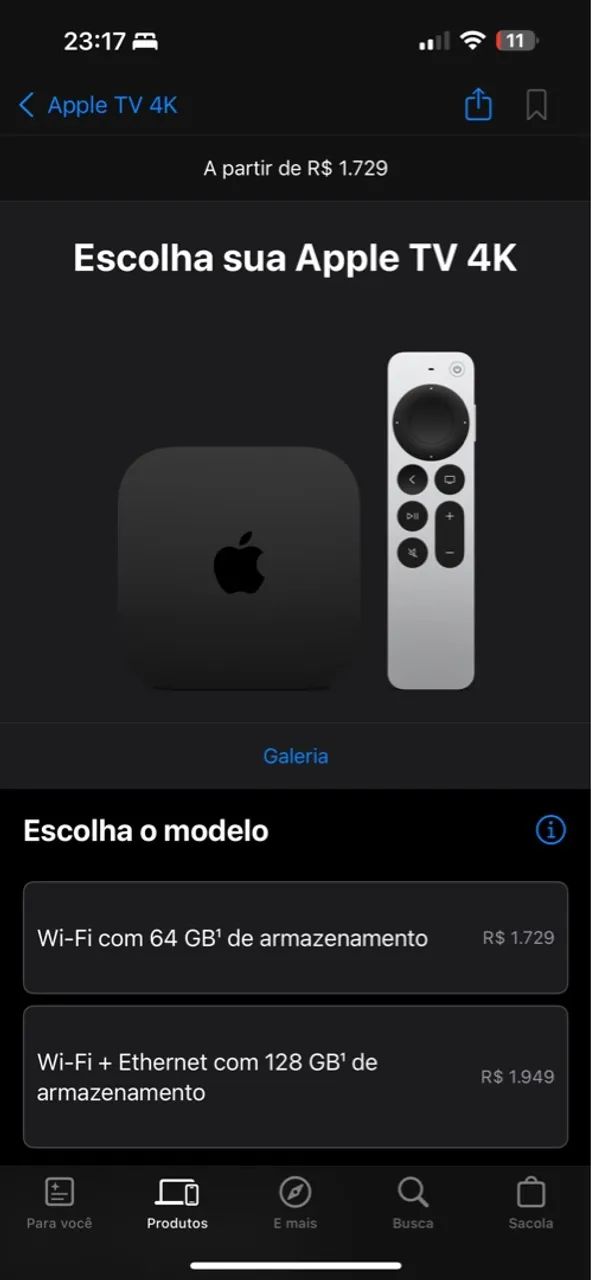 Apple TV 4K(3ª Geração) Wifi 64GB USB-C - Foto 5