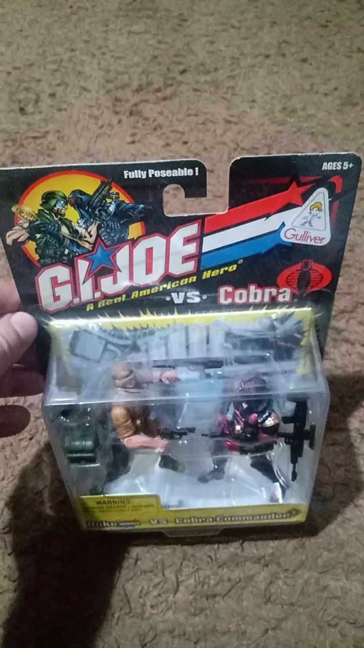 GI JOE vs COBRA (2001) - GULLIVER - DUKE vs COBRA COMMANDER (VERMELHO) - Foto 3