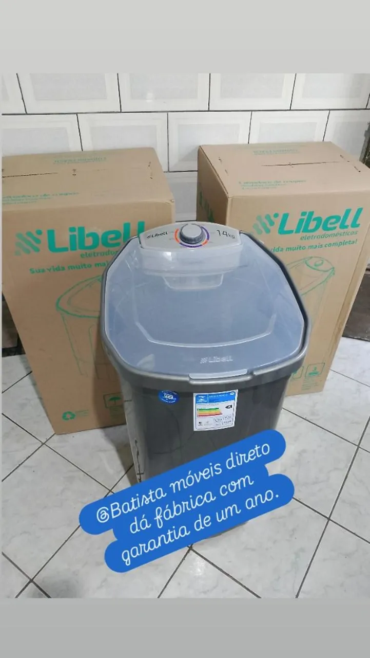 Máquina de Lavar Libell 14kg - Garantia de Fábrica