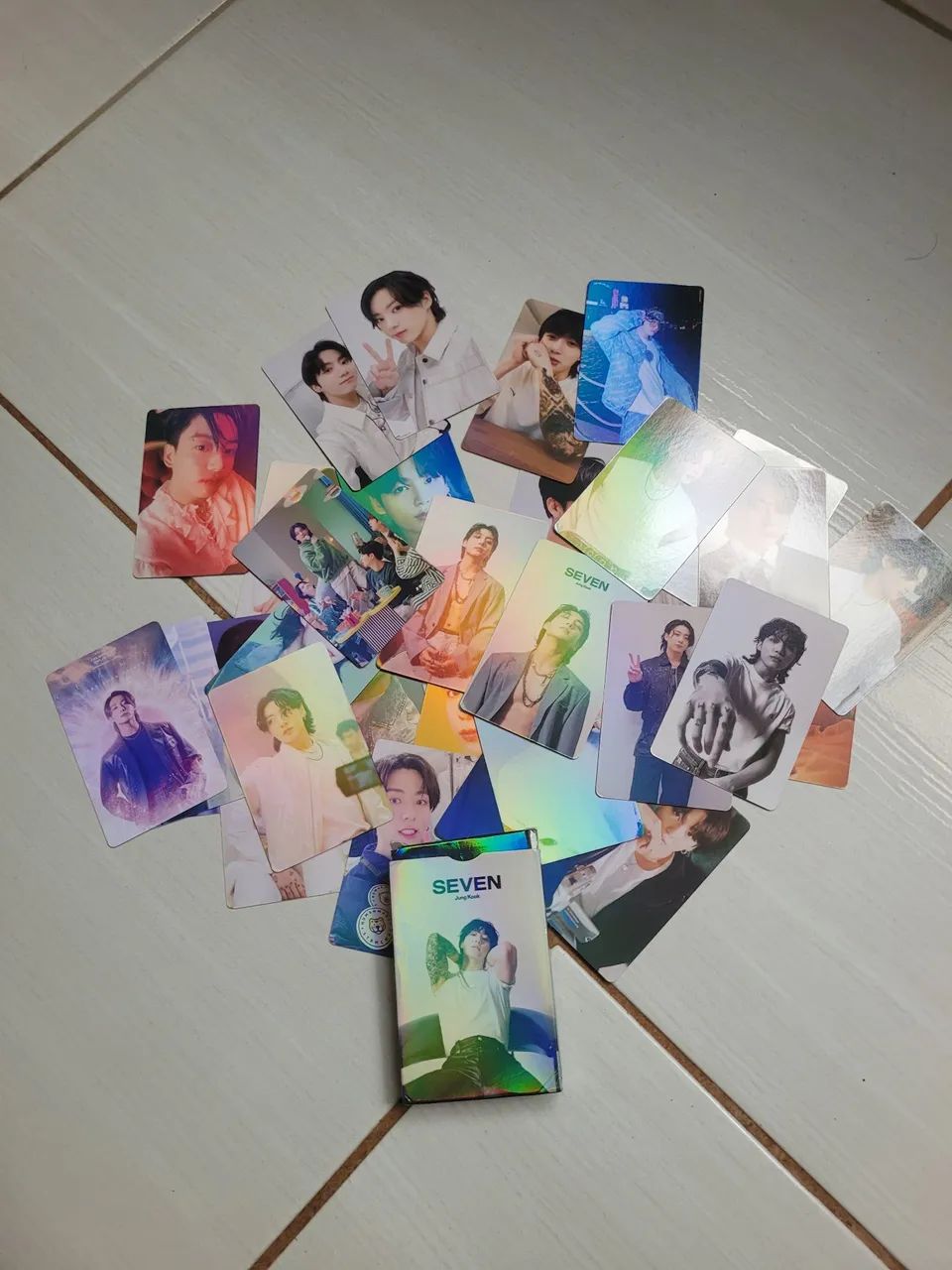 Photocards BTS - Edição SEVEN Jungkook - Hobbies e coleções